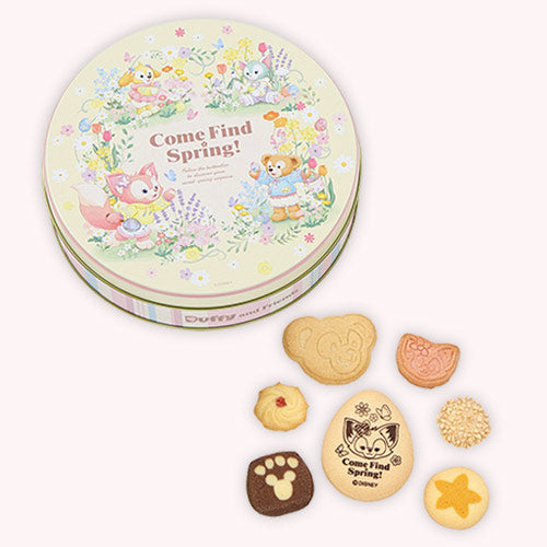 [Pre-Order] Duffy & Friends Come Find Spring Collection Assorted Cookies [预售] 东京迪士尼 达菲和他的朋友们 寻找春天系列什锦曲奇饼