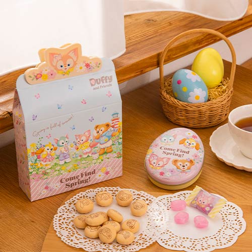 [Pre-Order] Duffy & Friends Come Find Spring Collection Cream Filled Biscuit [预售] 东京迪士尼 达菲和他的朋友们 寻找春天系列奶油夹心饼干