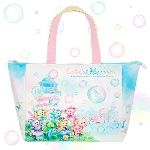Tokyo Disney Duffy and Friends 20th Anniversary Colourful Happiness Series Tote Bag 日本东京迪士尼 达菲和他的朋友们 20周年多姿多彩幸福系列 托特包