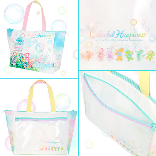 Tokyo Disney Duffy and Friends 20th Anniversary Colourful Happiness Series Tote Bag 日本东京迪士尼 达菲和他的朋友们 20周年多姿多彩幸福系列 托特包