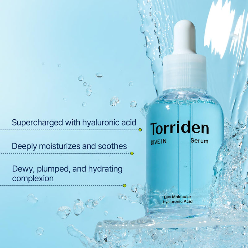 Torriden Dive In Low Molecular Hyaluronic Acid Serum 韩国Torriden 低分子玻尿酸安瓶保湿精华 50ml