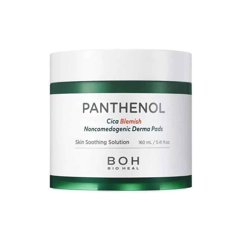 BIO HEAL BOH PANTHENOL Cica Blemish Noncomedogenic Derma Pad 90 Pads 韩国BIO HEAL BOH 泛醇镇静净肌爽肤棉 90片