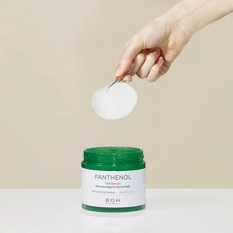 BIO HEAL BOH PANTHENOL Cica Blemish Noncomedogenic Derma Pad 90 Pads 韩国BIO HEAL BOH 泛醇镇静净肌爽肤棉 90片
