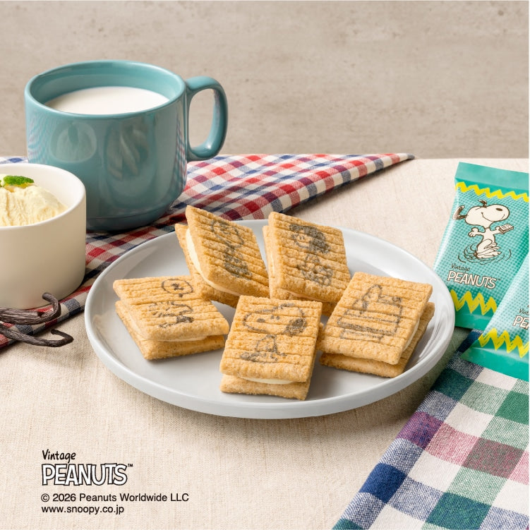 SNOOPY × Sugar Butter Tree Collaboration Butter Sandwich Cookies – 7 Pieces (Japan Limited Edition) 日本 SNOOPY 史努比 × 糖黄油树 联名限定夹心饼干 7入