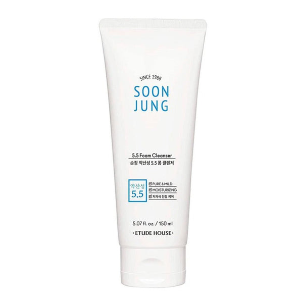 ETUDE HOUSE Soon Jung Ph5.5 Foam Cleanser 伊蒂之屋 纯晶泡沫洗面奶 150ml