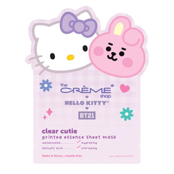 THE CREME SHOP HK X BT21 Clear Cutie Printed Essence Sheet Mask (Cooky) THE CREME SHOP 凯蒂猫 x BT21 清澈精华面膜 (Cooky) 25ml