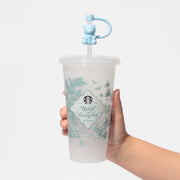 Starbucks Japan Happy Spring Days Color-Changing Reusable Cold Cup with Bear Straw Cap 710ml 日本星巴克春日限定系列 变色冷饮杯 小熊吸管盖
