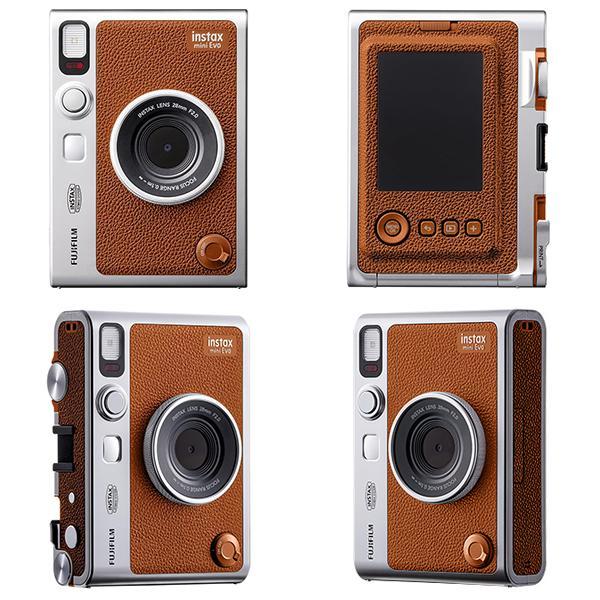 Fujifilm Instax Mini Evo Hybrid Instant Camera – Brown 富士 Fujifilm Instax Mini Evo 混合式拍立得相机 – 棕色