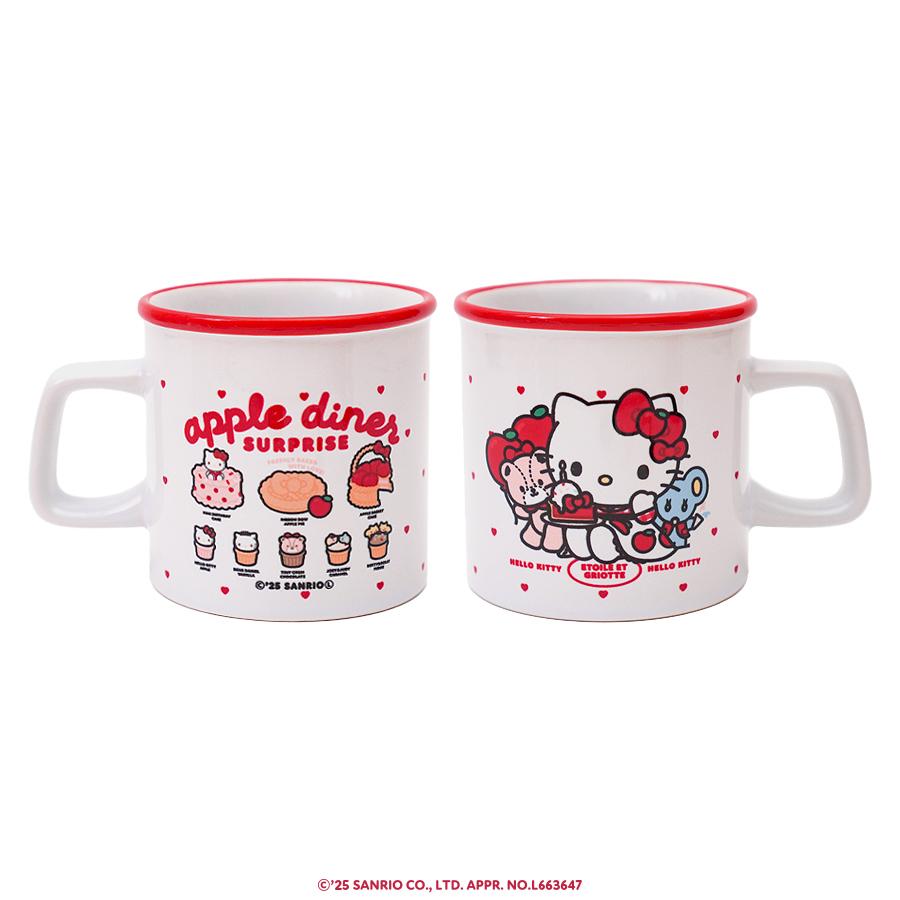 Hello Kitty × Étoile et Griotte Apple Diner Surprise Mug 日本三丽鸥 Hello Kitty × Étoile et Griotte 联名苹果餐厅系列 马克杯
