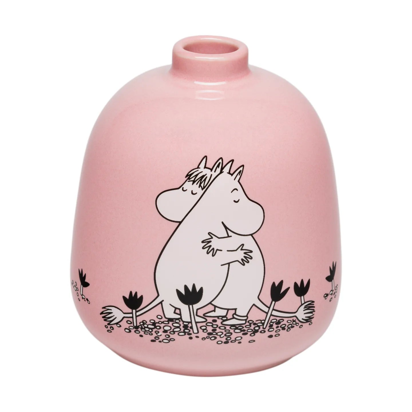 Moomin Arabia 80th Anniversary Pink Ceramic Vase 日本Moomin 姆明Arabia 80周年纪念粉色陶瓷花瓶