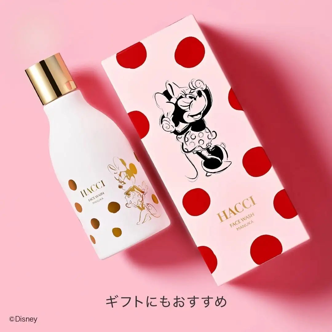HACCI × Disney Minnie Limited Edition Manuka Cream Face Wash    日本HACCI × Disney 米妮限定版 麦卢卡蜂蜜泡沫洁面乳 150g