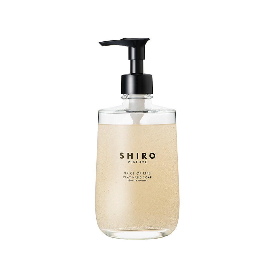 SHIRO Perfume Hand Soap – Spice of Life (Clay) 145g 日本Shiro 磨砂洗手液