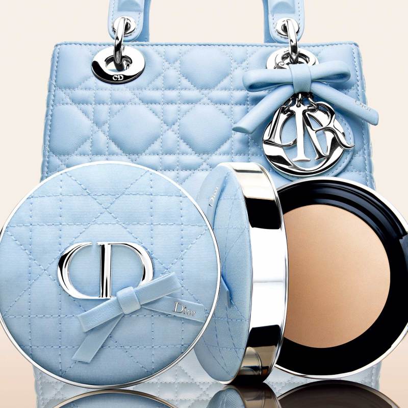 Dior Forever Cushion Case – Blue Bow Limited Edition (Case Only) 日本限定 Dior Forever 蓝色蝴蝶结限定气垫盒 (仅气垫盒)