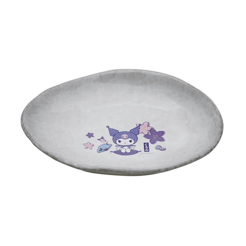 Sanrio Japan Kuromi Banko Ware Balloon Flower Plate