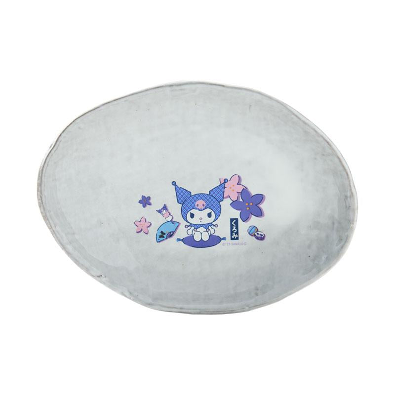 Sanrio Japan Kuromi Banko Ware Balloon Flower Plate