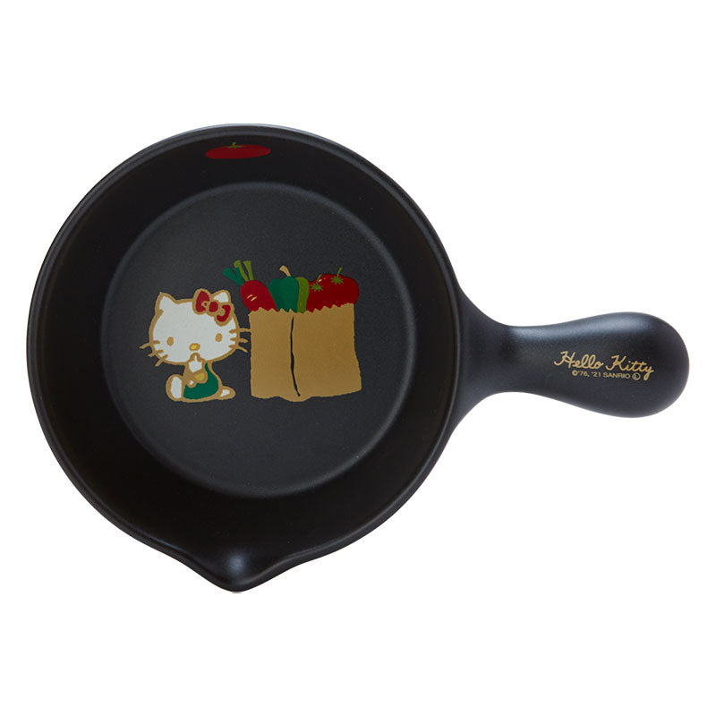 Sanrio Japan Hello Kitty Banko Ware Ceramic Handle Plate 日本三丽鸥 Hello Kitty 万古烧陶瓷单柄盘