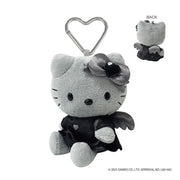 Sanrio Japan Hello Kitty Black Angel Grey Mascot Keychain 日本三丽鸥 Hello Kitty 天使挂件钥匙扣 – 灰色