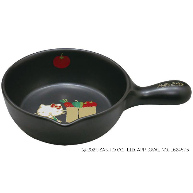 Sanrio Japan Hello Kitty Banko Ware Ceramic Handle Plate 日本三丽鸥 Hello Kitty 万古烧陶瓷单柄盘