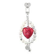 Starbucks Korea Holiday Friends Bubble Heart Deco Chain Keyring Charm 星巴克韩国 Holiday Friends 泡泡爱心水杯装饰链