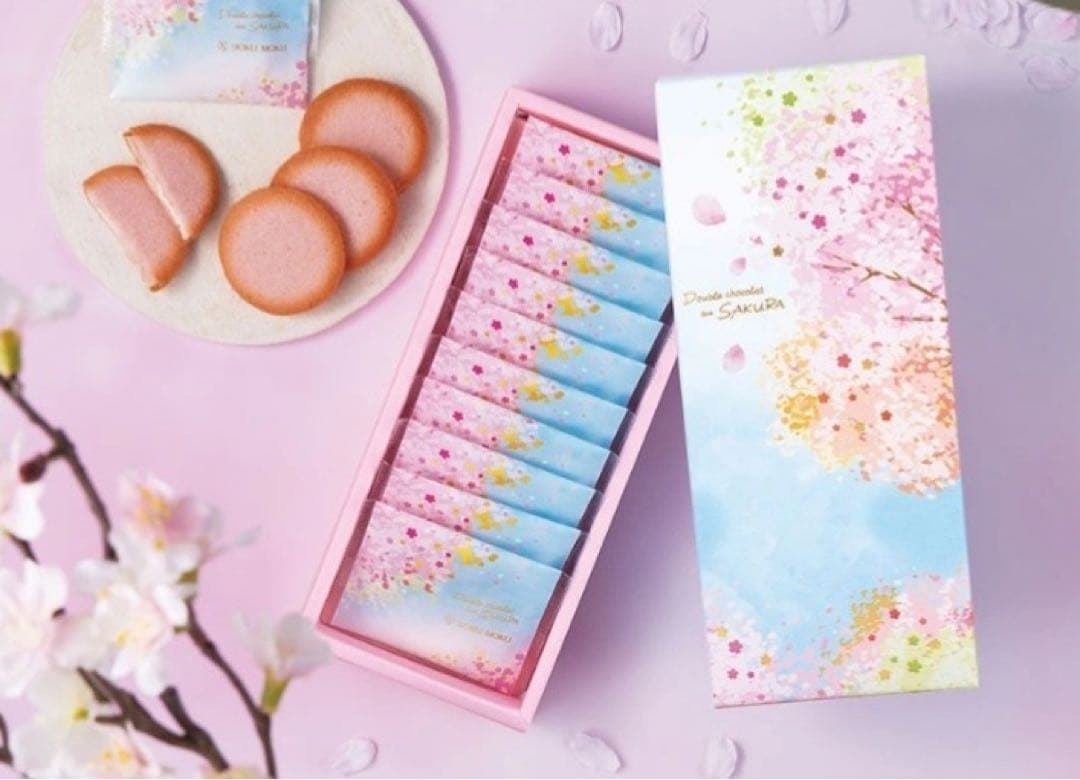 YOKU MOKU Double Chocolat au Sakura Langue de Chat Cookies 10pcs
日本 YOKU MOKU 双层樱花巧克力薄片夹心饼干 10枚入