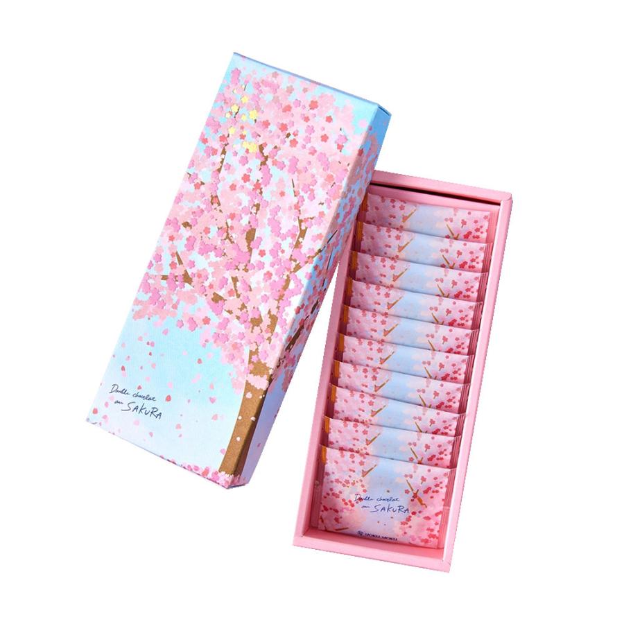 YOKU MOKU Double Chocolat au Sakura Langue de Chat Cookies 10pcs
日本 YOKU MOKU 双层樱花巧克力薄片夹心饼干 10枚入