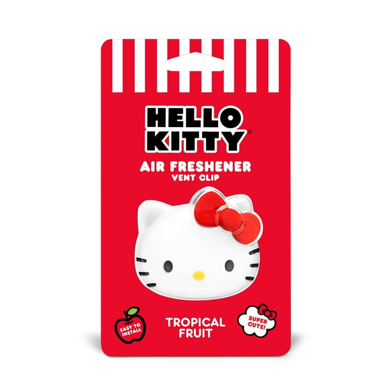 Sanrio Hello Kitty Vent Clip Air Freshener – Tropical Fruit 三丽鸥 Hello Kitty 车载出风口香薰夹－热带水果香