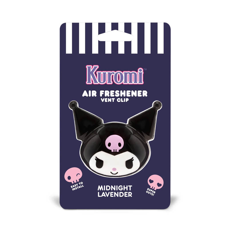 Sanrio Kuromi Vent Clip Air Freshener – Midnight Lavender 三丽鸥库洛米车载出风口香薰夹－午夜薰衣草香