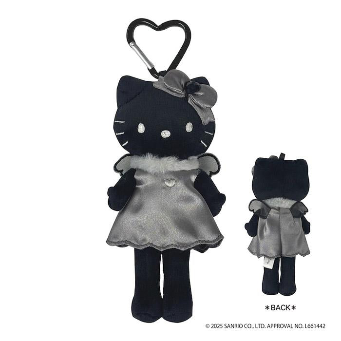 Sanrio Japan Style Up Mascot - Hello Kitty Black Angel 日本三丽鸥 黑灰天使长腿翅膀恶魔kitty挂件