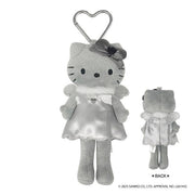 Sanrio Japan Style Up Mascot - Hello Kitty Black Angel In Grey Dress 日本三丽鸥 长腿翅膀天使kitty挂件