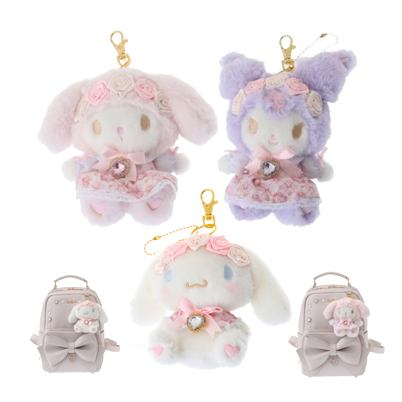 Sanrio x Liz Lisa Mascot (Japan Edition 2022) Cinnamoroll 日本三丽鸥 × Liz Lisa 联名挂饰(日本限定 2022 版) 肉桂狗