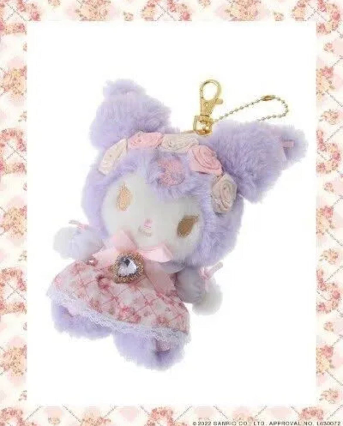 Sanrio x Liz Lisa Mascot (Japan Edition 2022) Kuromi 日本三丽鸥 × Liz Lisa 联名挂饰(日本限定 2022 版) Kuromi 库洛米