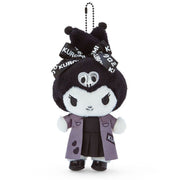 Sanrio Japan Plush Mascot Holder Ribbon Kuromi (We are Kuromi's 5) 三丽鸥日本 “We Are Kuromi’s 5”系列 库洛米掛件