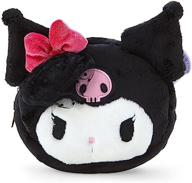 Sanrio Japan Kuromi & Baku Boa Pouch Face Shape Delusion Lady Kuromi 三丽鸥日本 库洛米妄想大小姐系列双面零钱包