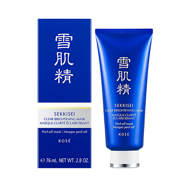 KOSE SEKKISEI Clear Brightening Mask 日本 KOSE 雪肌精 透亮撕拉面膜 80g