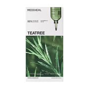 MEDIHEAL Teatree Essential Mask Calming Moisture 10 Sheets/Box 韩国 MEDIHEAL 美迪惠尔 茶树舒缓保湿面膜 10片/盒