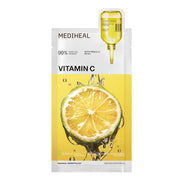MEDIHEAL Vitamin C Essential Mask Clear Toning 10 Sheets/Box 韩国 MEDIHEAL 美迪惠尔 维他命C 提亮面膜 10片/盒