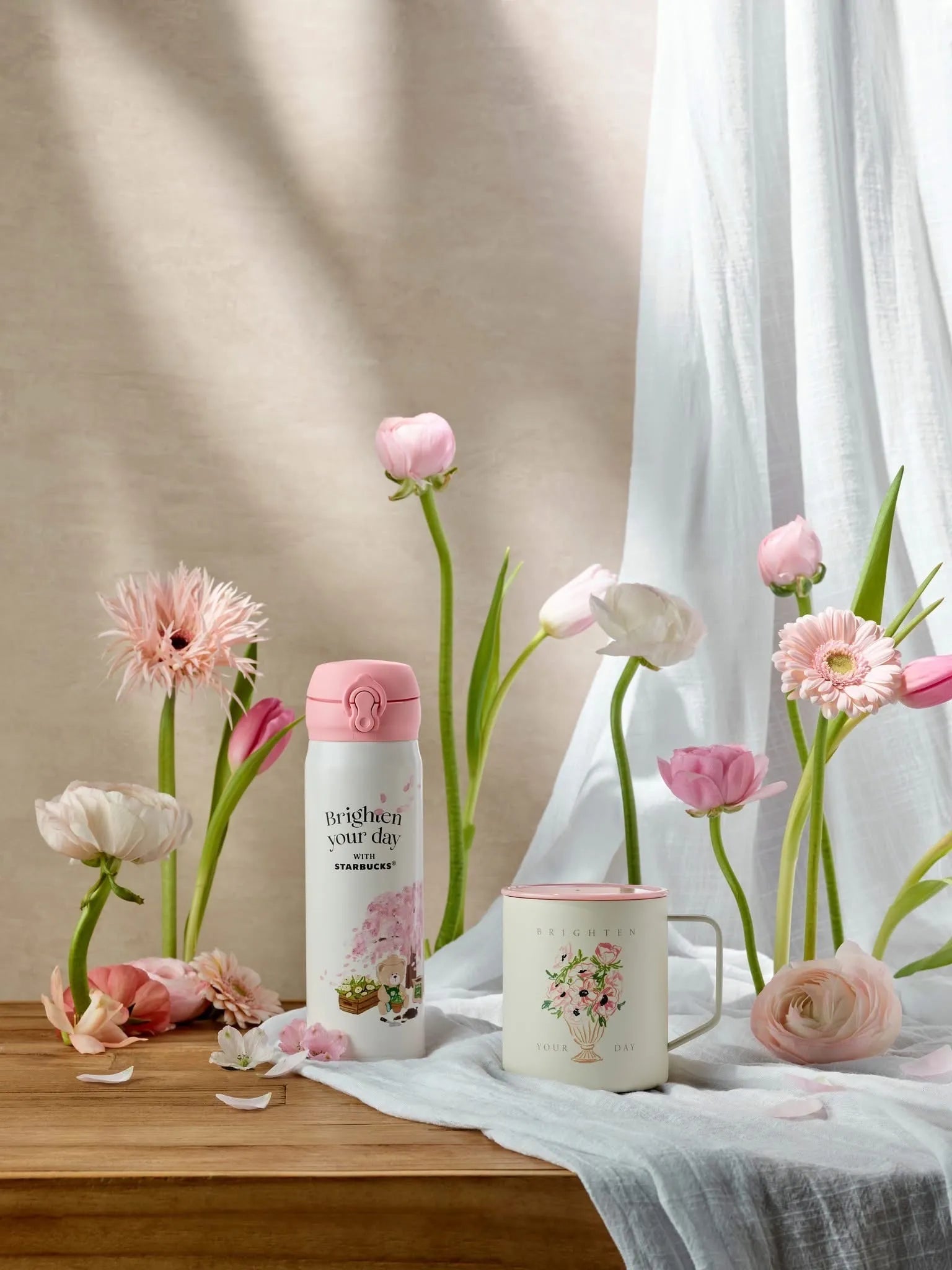 Starbucks Korea 2025 Flower Market Spring Collection SS Flower Market Debi Tumbler 414ml 星巴克韩国 2025 春夏 花市系列 Debi 随行杯