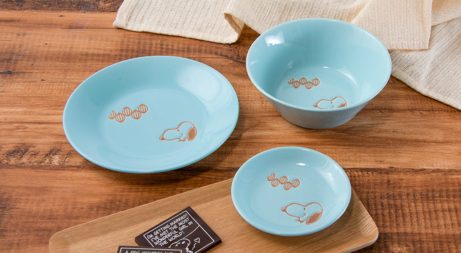 Peanuts Snoopy Bowl – Kurashiki Limited Soft Blue 史努比碗 仓敷限定柔蓝色款