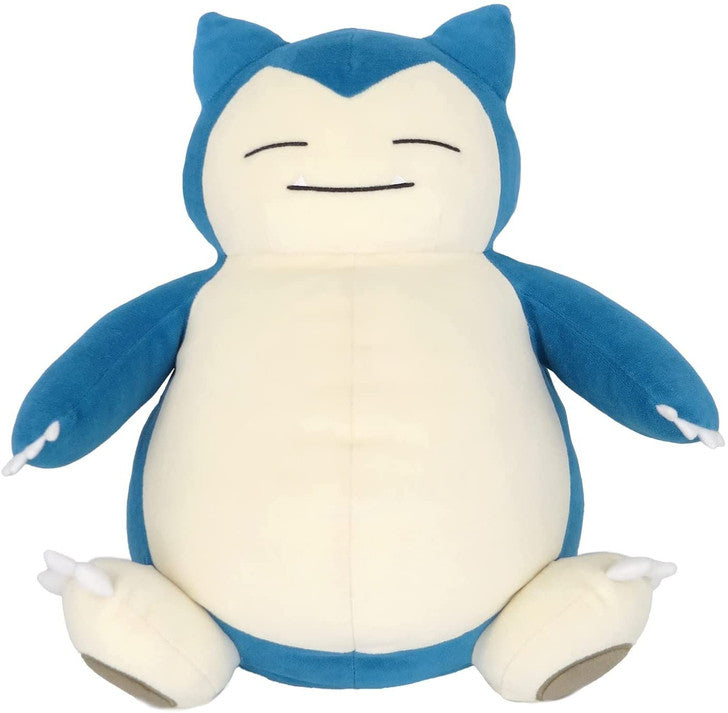San-ei Pokemon Mochifuwa Cushion Plush Doll Snorlax 日本宝可梦 Pokémon Mochifuwa Cushion卡比兽抱枕玩偶