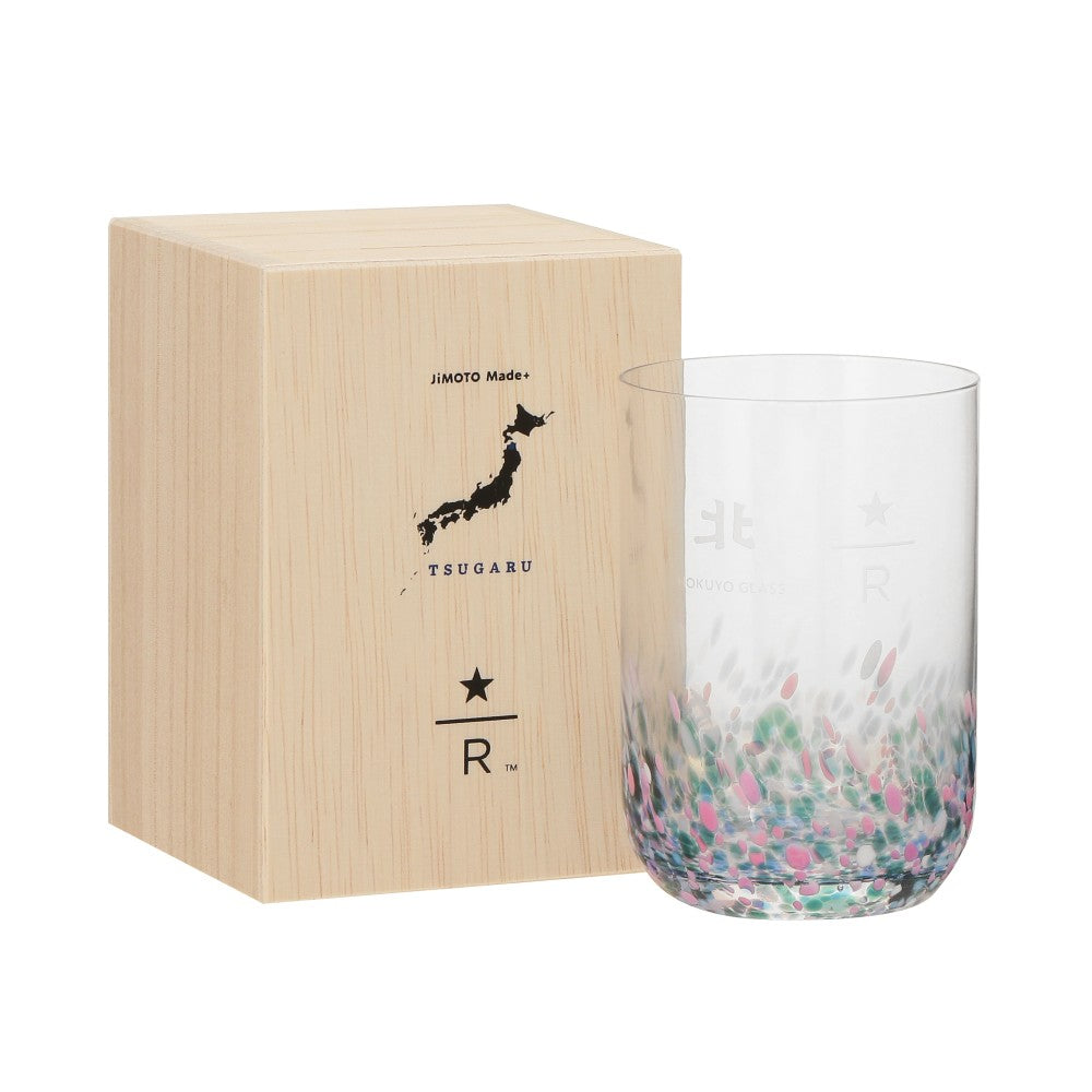 Starbucks Reserve® Roastery Tokyo JIMOTO Made+ Tsugaru Vidro Night Sakura Glass 日本 星巴克臻选® 津轻琉璃 夜樱玻璃杯 330mL