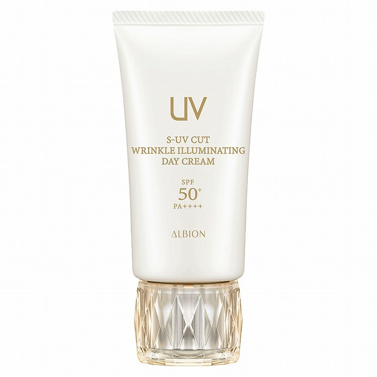 ALBION S-UV Cut Wrinkle Illuminating Day Cream SPF50+ PA++++ 50g 日本澳尔滨 S-UV 新版抗皱焕亮防晒日霜