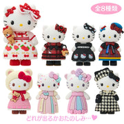 Sanrio Japan Hello Kitty Birthday Doll Mini Mascot Blind Box monochrome girly twin coordinate (Limited Edition) 日本三丽鸥 千鸟格kitty生日限定迷你盲盒