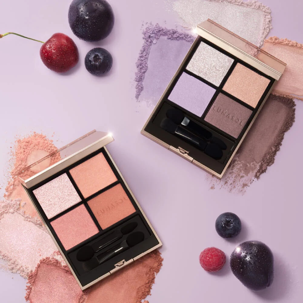 LUNASOL Eye Coloration N 20 Icy Sugar 4-Color Eyeshadow Palette LUNASOL 四色眼影盘冰糖薰衣草色(新色）