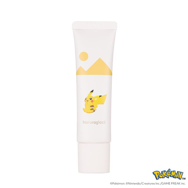 Naturaglace Pokémon Collaboration Pikachu Make-up Cream Moist P Natural Beige SPF50+ PA+++ 30g    日本Naturaglace 宝可梦联名 皮卡丘款 保湿妆前乳-自然米色