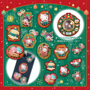 Sanrio Japan Christmas 2025 Sticker Set – Holographic Finish (Limited Edition) 日本三丽鸥 2025 圣诞节限定闪光贴纸套装(全款)