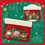 Sanrio Japan Christmas 2025 Flat Pouch – Fluffy(Limited Edition) 日本三丽鸥 2025 圣诞节限定毛绒收纳包