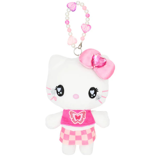 Universal Studios Japan Hello Kitty Plush keychain 日本环球影城 Hello Kitty 毛绒钥匙扣