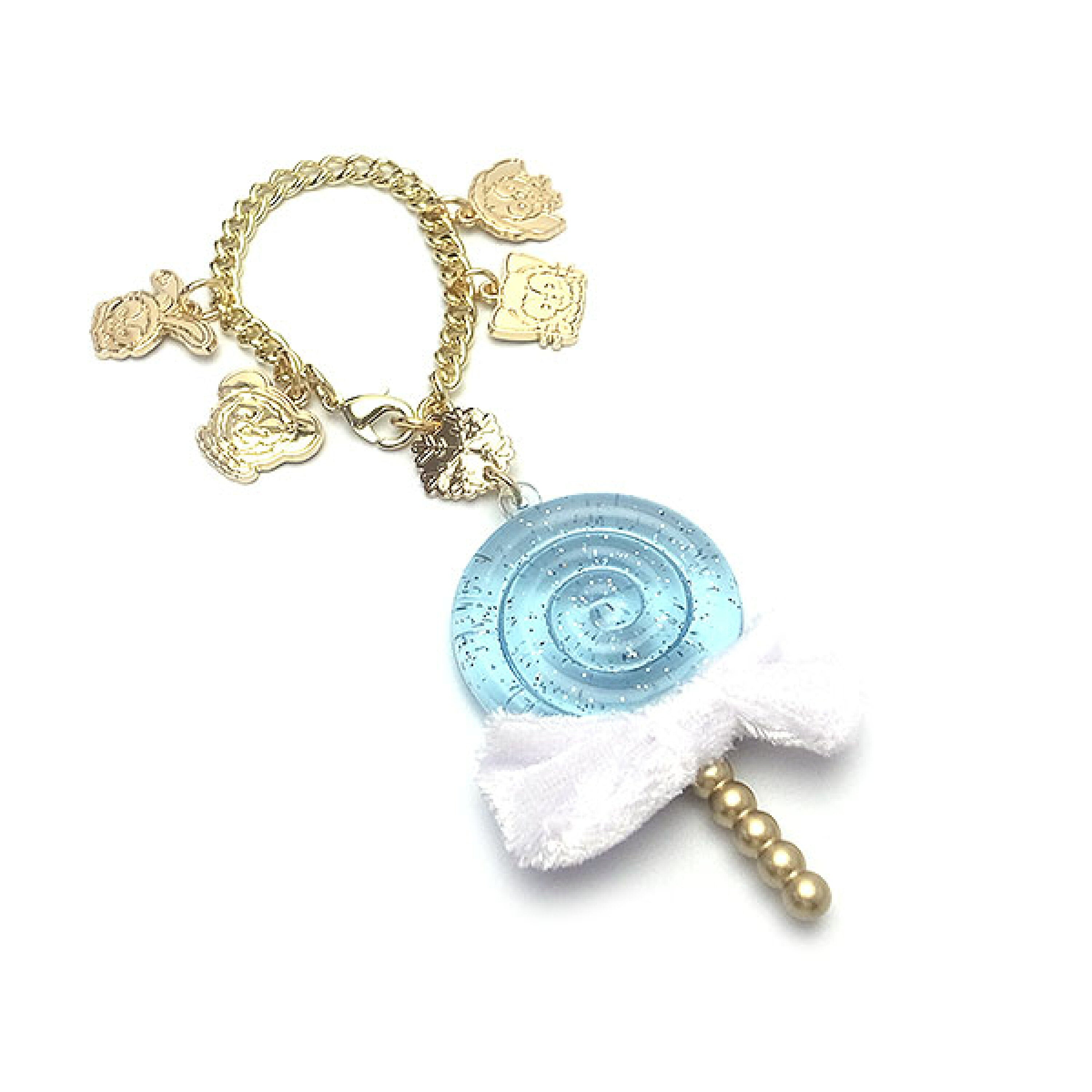 Tokyo Disney Resort Duffy & Friends Bag Charm – Candy Shape / White Wintertime Wonders 2023 Limited 东京迪士尼白色冬日主题2023限定系列