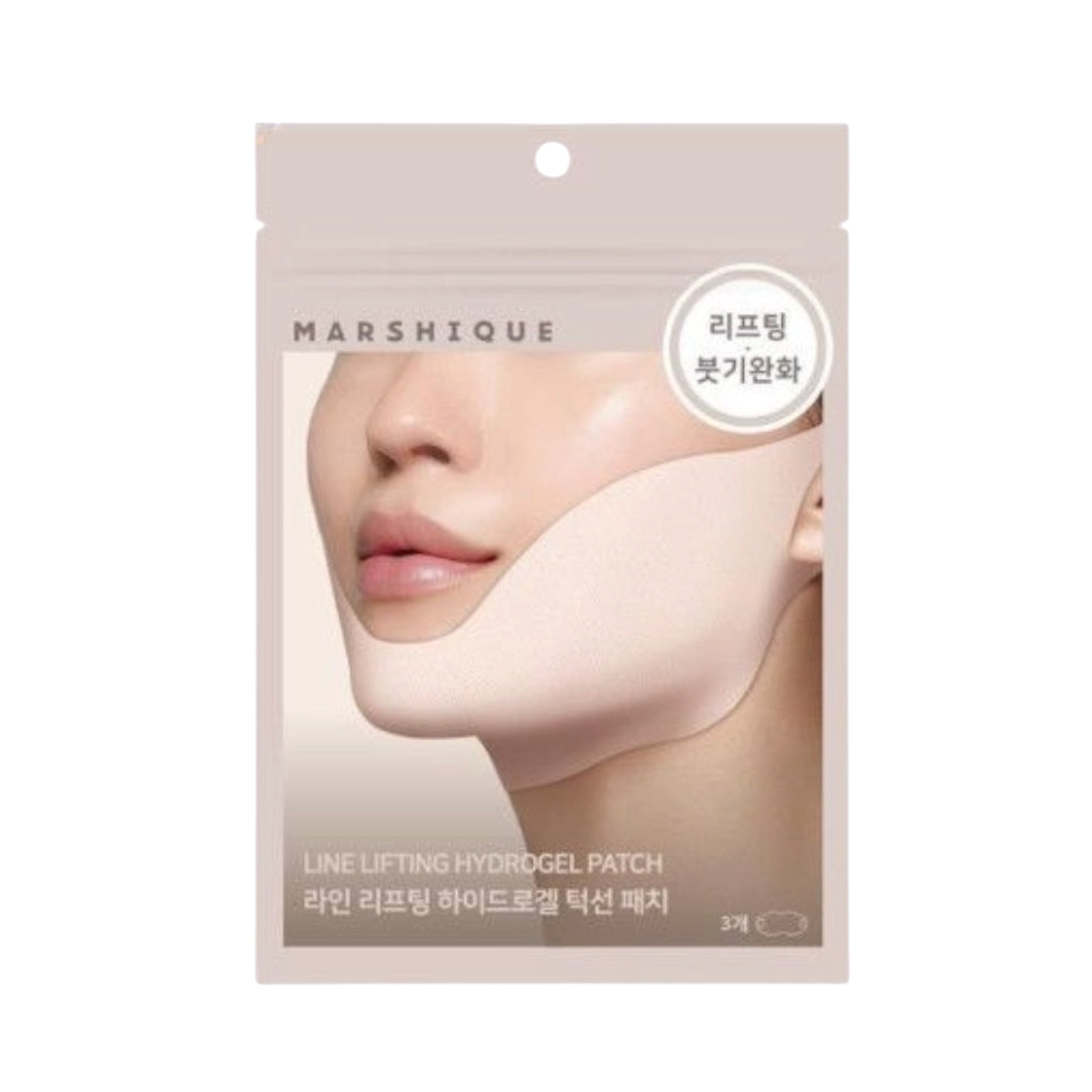 MARSHIQUE Line Lifting Hydrogel Patch (3 pcs) 韩国MARSHIQUE V脸提拉紧致下巴面膜贴 3片装