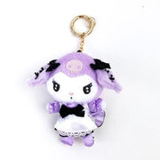 Sanrio Japan Kuromi Premium Keychain Mascot – Purple 日本三丽鸥酷洛米高级款紫色毛绒钥匙挂件